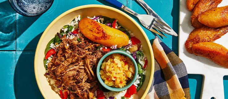 picture of pineapple pork bowl
