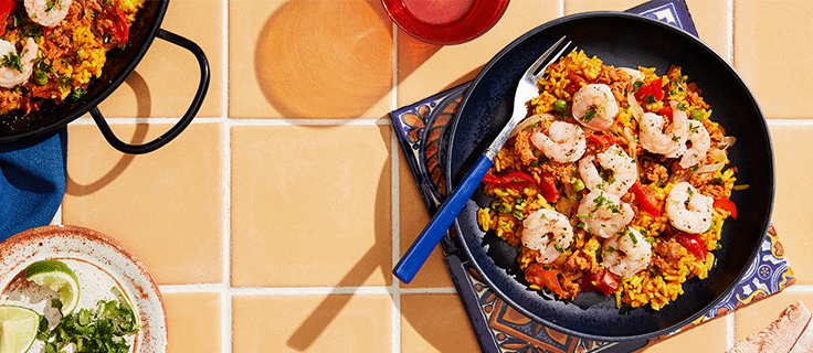 smoky spanish rice & shrimp