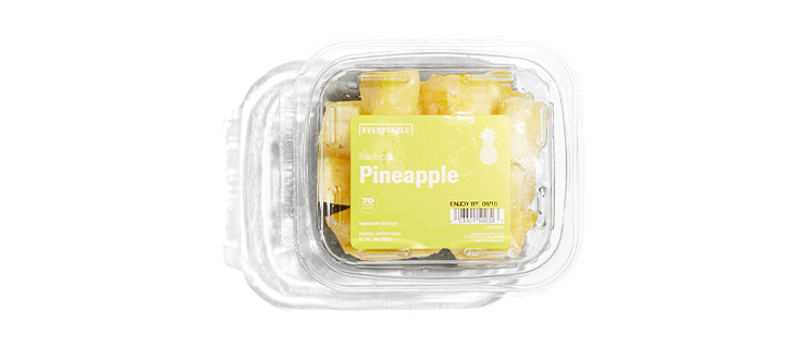 fresh cut pineapple